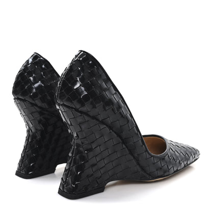 Bottega Veneta Nappa Intrecciato Comet Pumps 38 Black 5 of 8