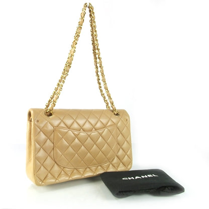 Chanel Lambskin Medium Double Flap Beige 3 of 10