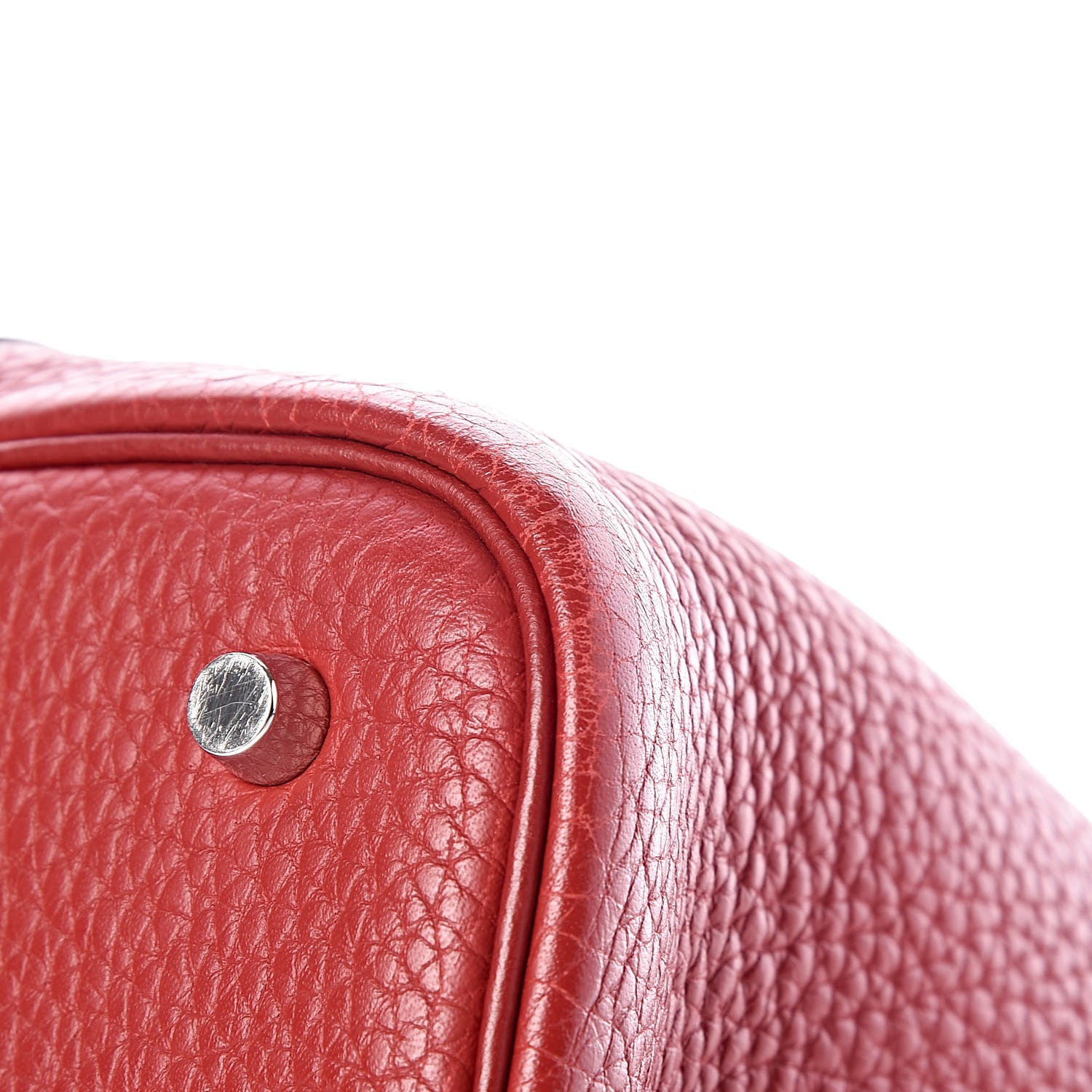 Hermes Taurillon Clemence Picotin 22 MM Rouge Garance 10 of 14