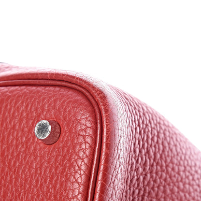 Hermes Taurillon Clemence Picotin 22 MM Rouge Garance 10 of 14