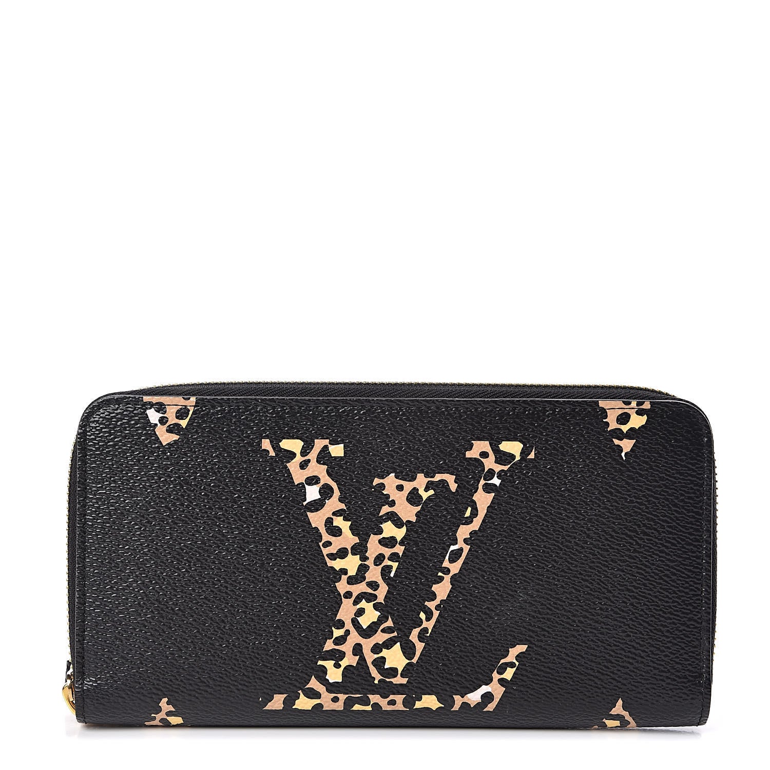 Louis Vuitton Monogram Giant Jungle Zippy Wallet Black 1 of 8