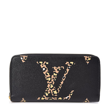 Louis Vuitton Monogram Giant Jungle Zippy Wallet Black 1 of 8