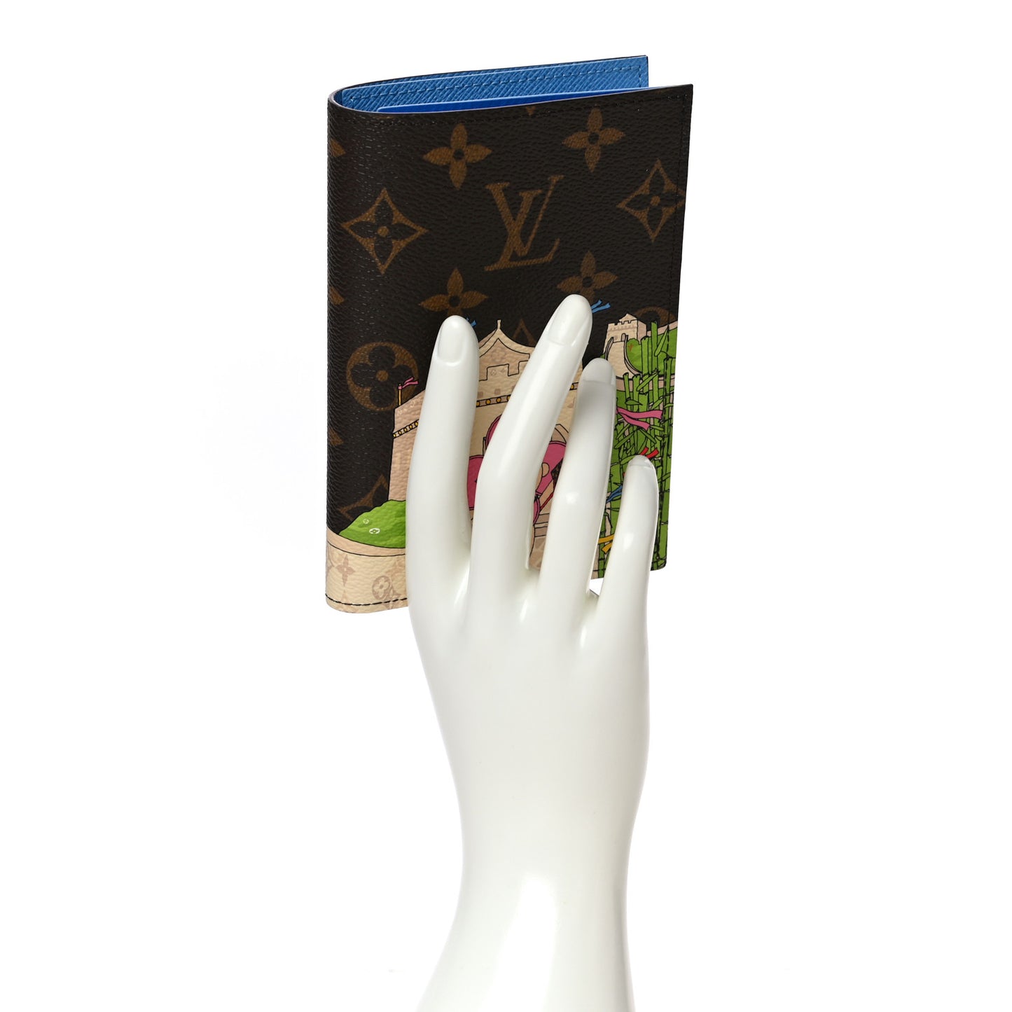 Monogram 2021 Christmas Animation China Passport Cover Myosotis Blue