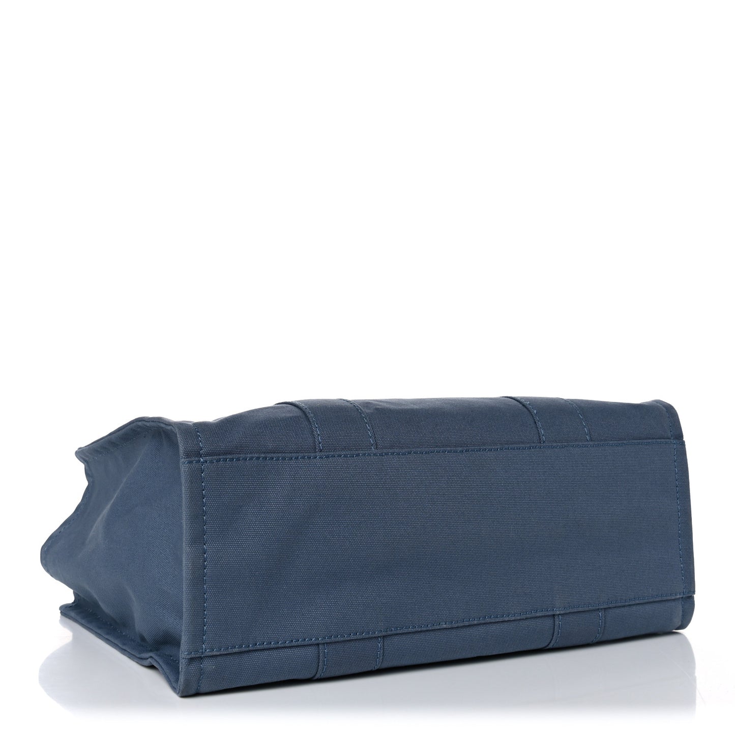 Cotton Canvas The Traveler Tote Bag Blue
