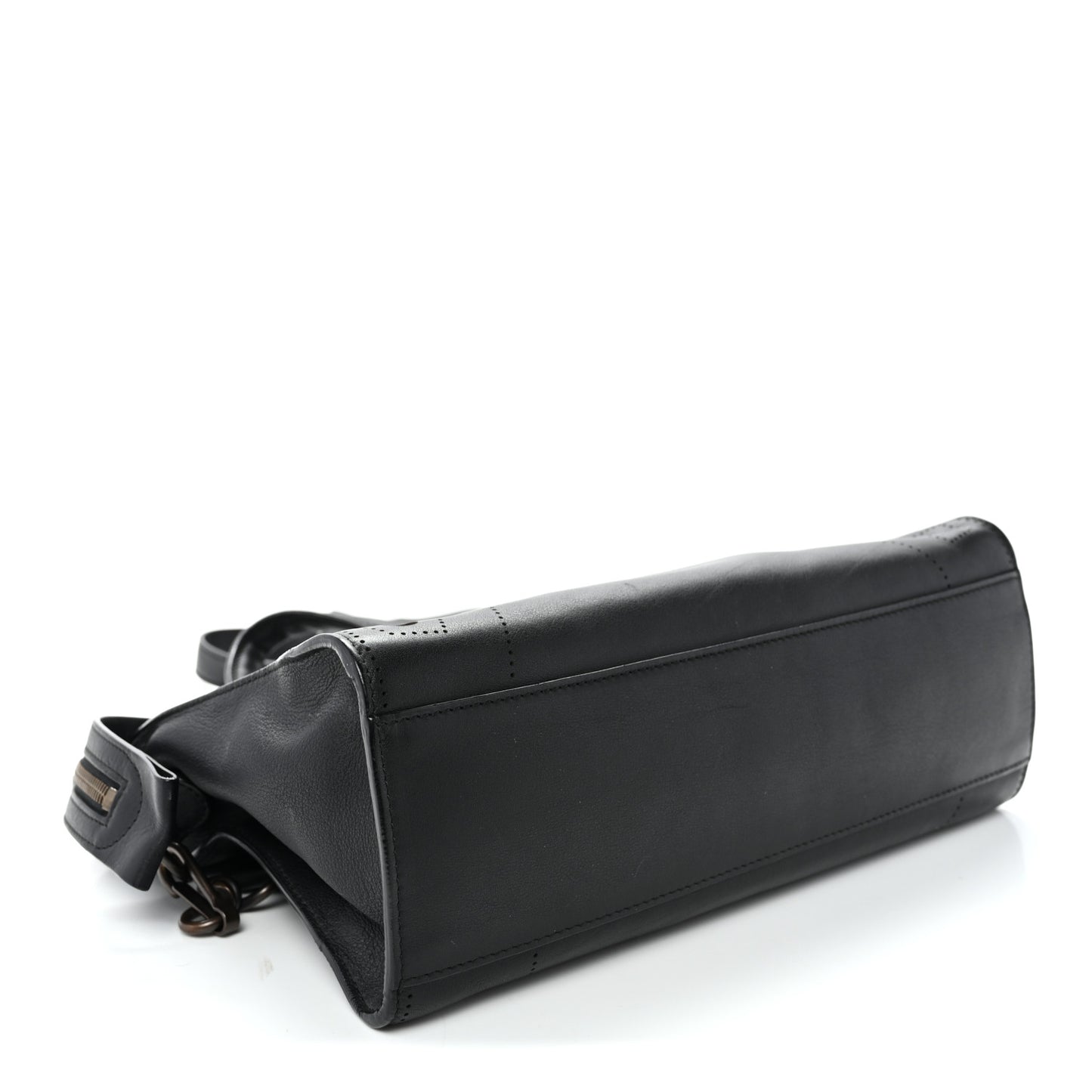 Veau Soyeux Perforated Blackout Hardware S City Black