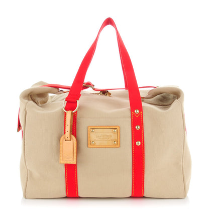 Louis Vuitton Toile Antigua Sac Weekend Beige 1 of 7