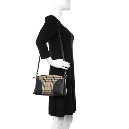 Burberry Horseferry Check Small Chichester Crossbody Clutch Bag Black 3 of 13