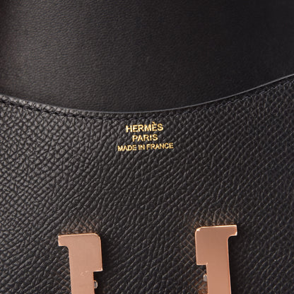 Hermes Epsom Constance Slim Wallet Black 7 of 7