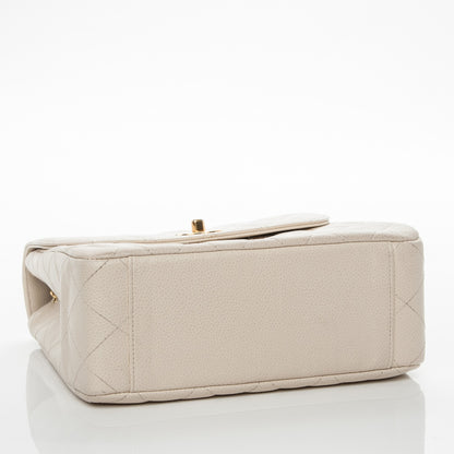 Chanel Caviar Quilted Small Single Flap White 4 of 9