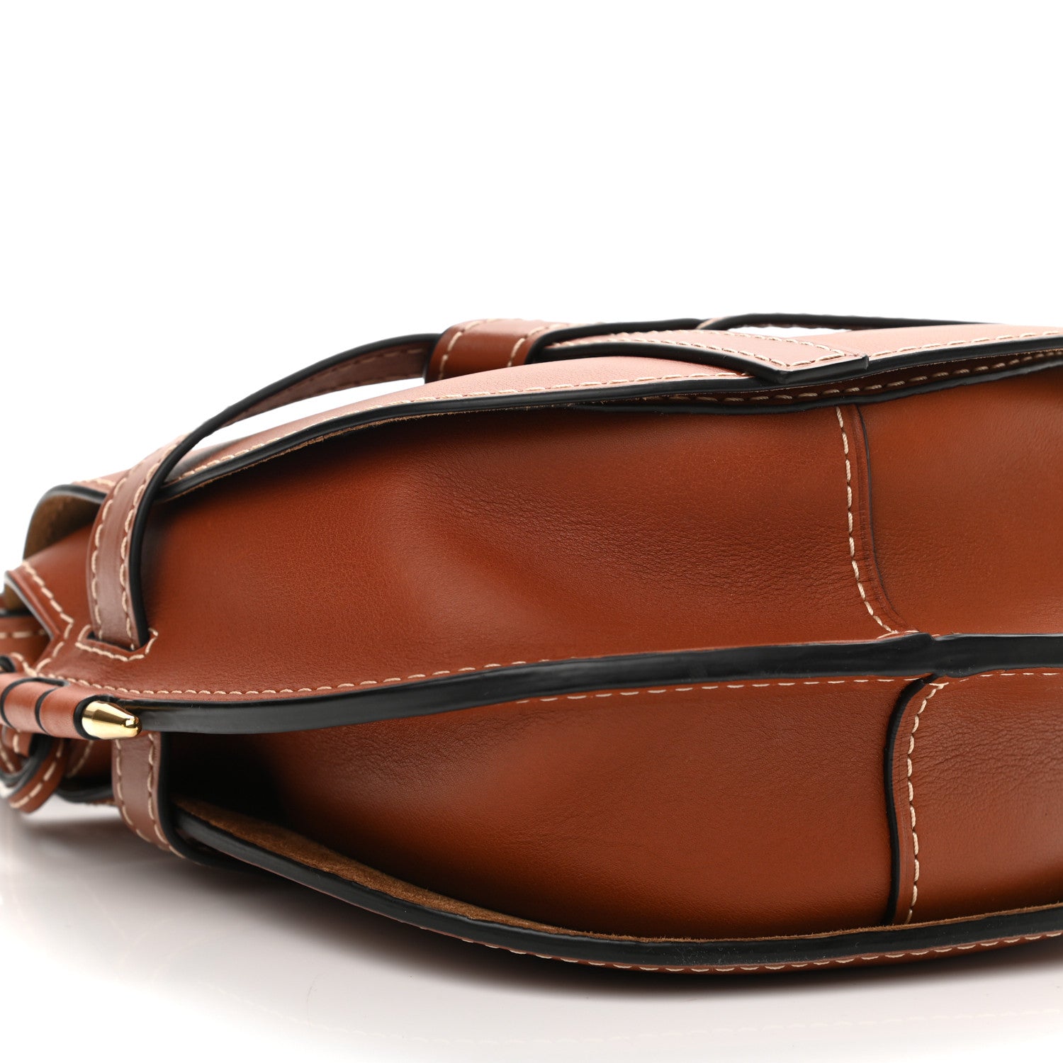 Loewe Calfskin Small Gate Crossbody Bag Rust 9 of 10