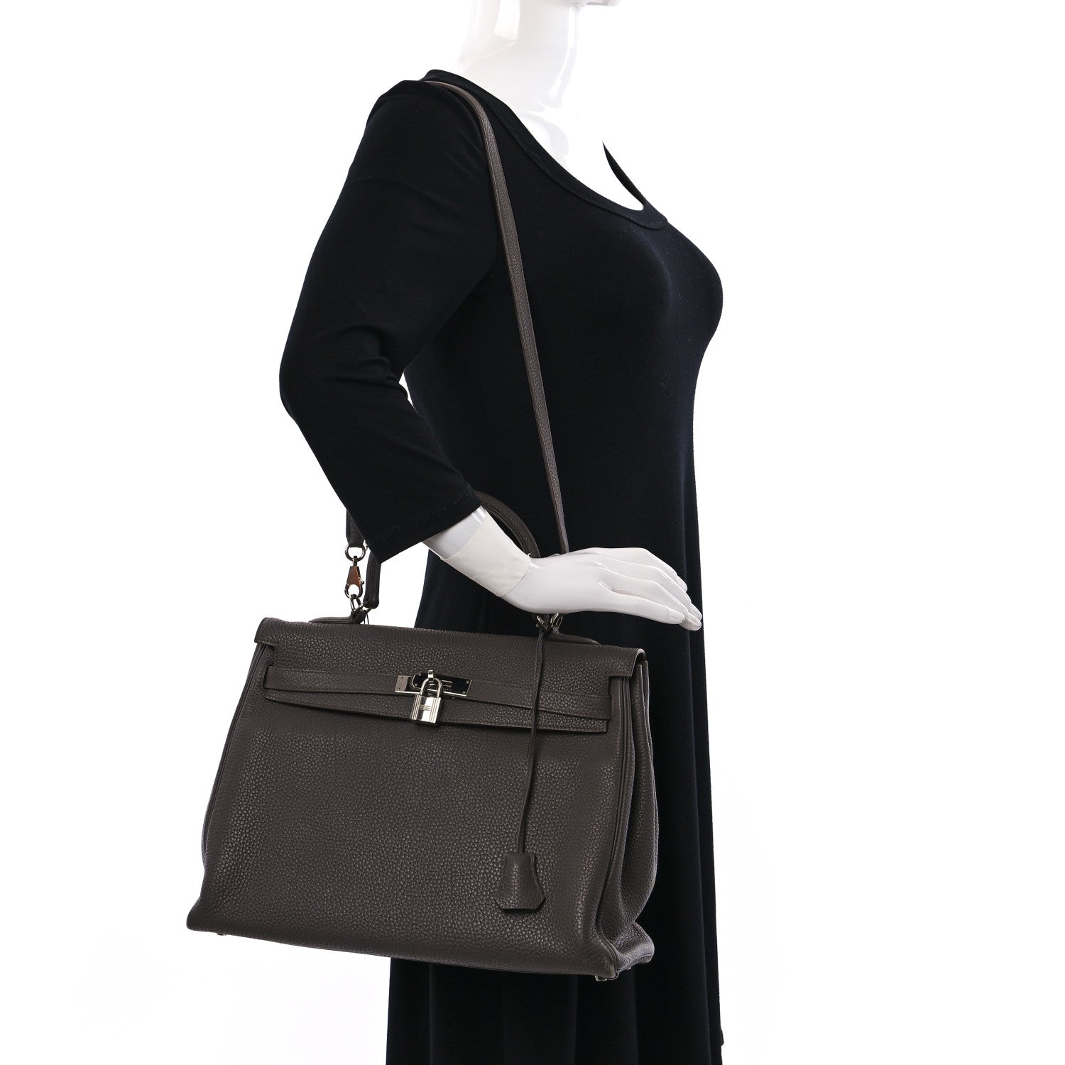 Hermes Togo Kelly Retourne 35 Etain 2 of 13
