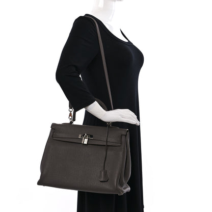 Hermes Togo Kelly Retourne 35 Etain 2 of 13