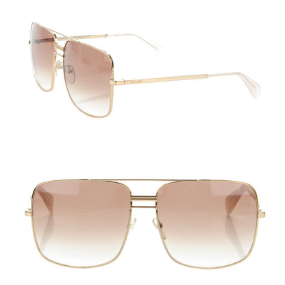 Celine Metal Sunglasses CL 41808/S Gold 1 of 6