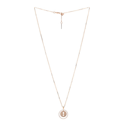 Messika 18K Rose Gold Diamond PM Lucky Move Pendant Necklace 3 of 5
