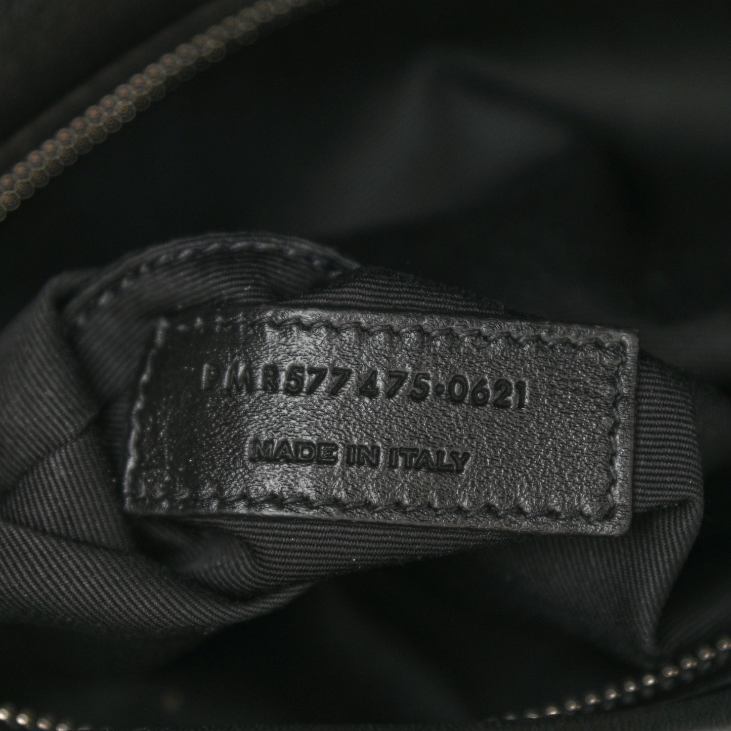 Lambskin Quilted Medium Loulou Puffer Monogram Chain Satchel Black