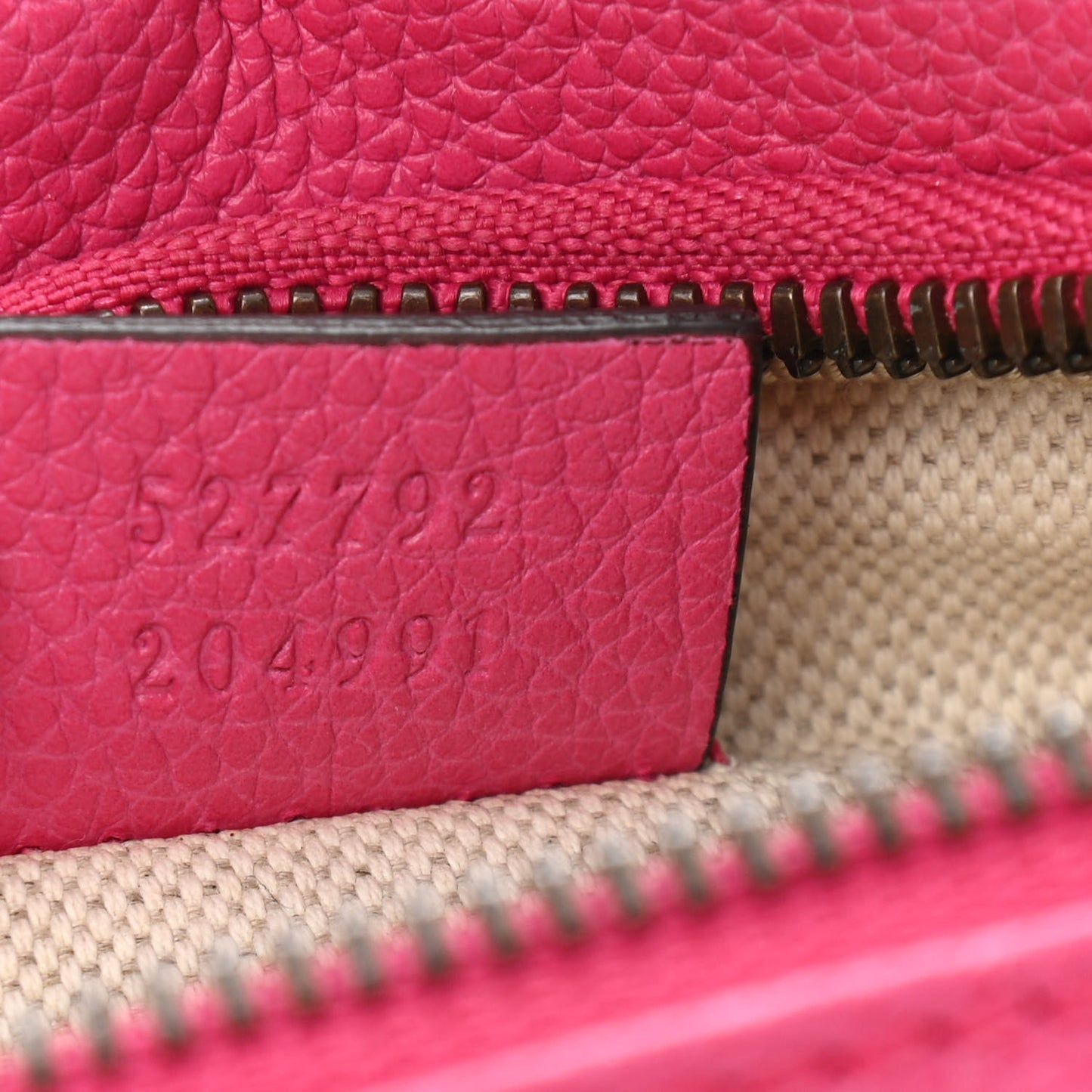Grained Calfskin Small Logo Belt Bag Box Pink Green