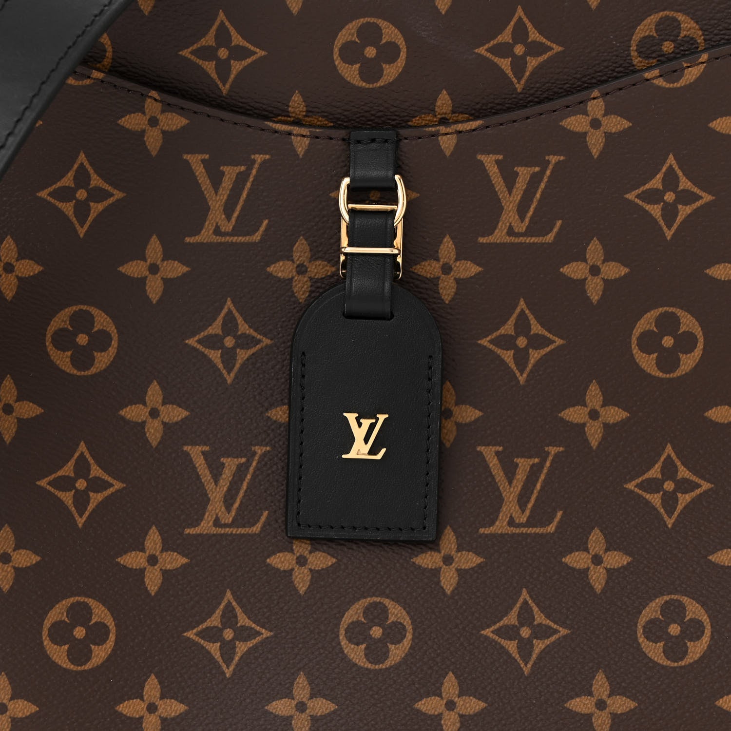 Louis Vuitton Monogram Odeon MM Black 7 of 9