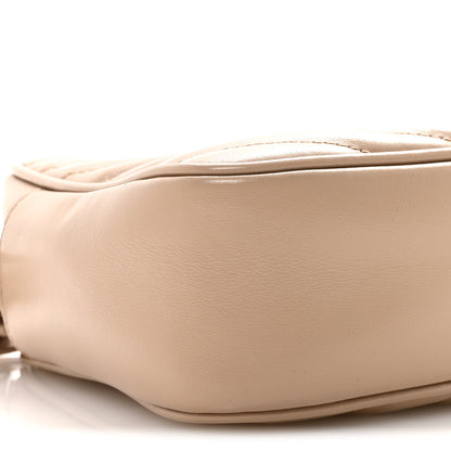 Saint Laurent Calfskin Matelasse Monogram Lou Camera Bag Dark Beige 8 of 9