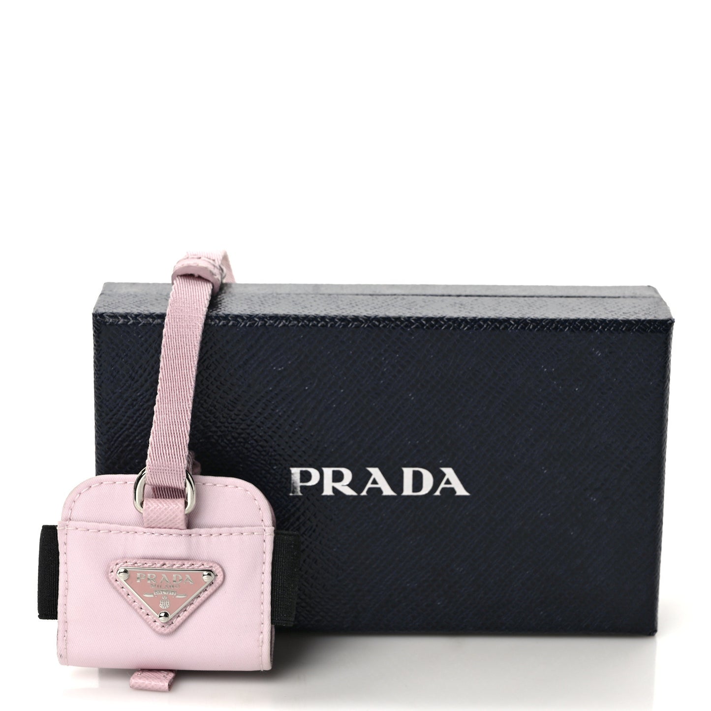 Tessuto Nylon Metal Triangle Airpods Pro Case Alabastro