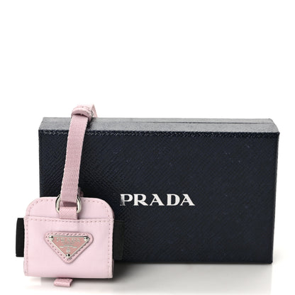 Prada Tessuto Nylon Metal Triangle Airpods Pro Case Alabastro 5 of 5