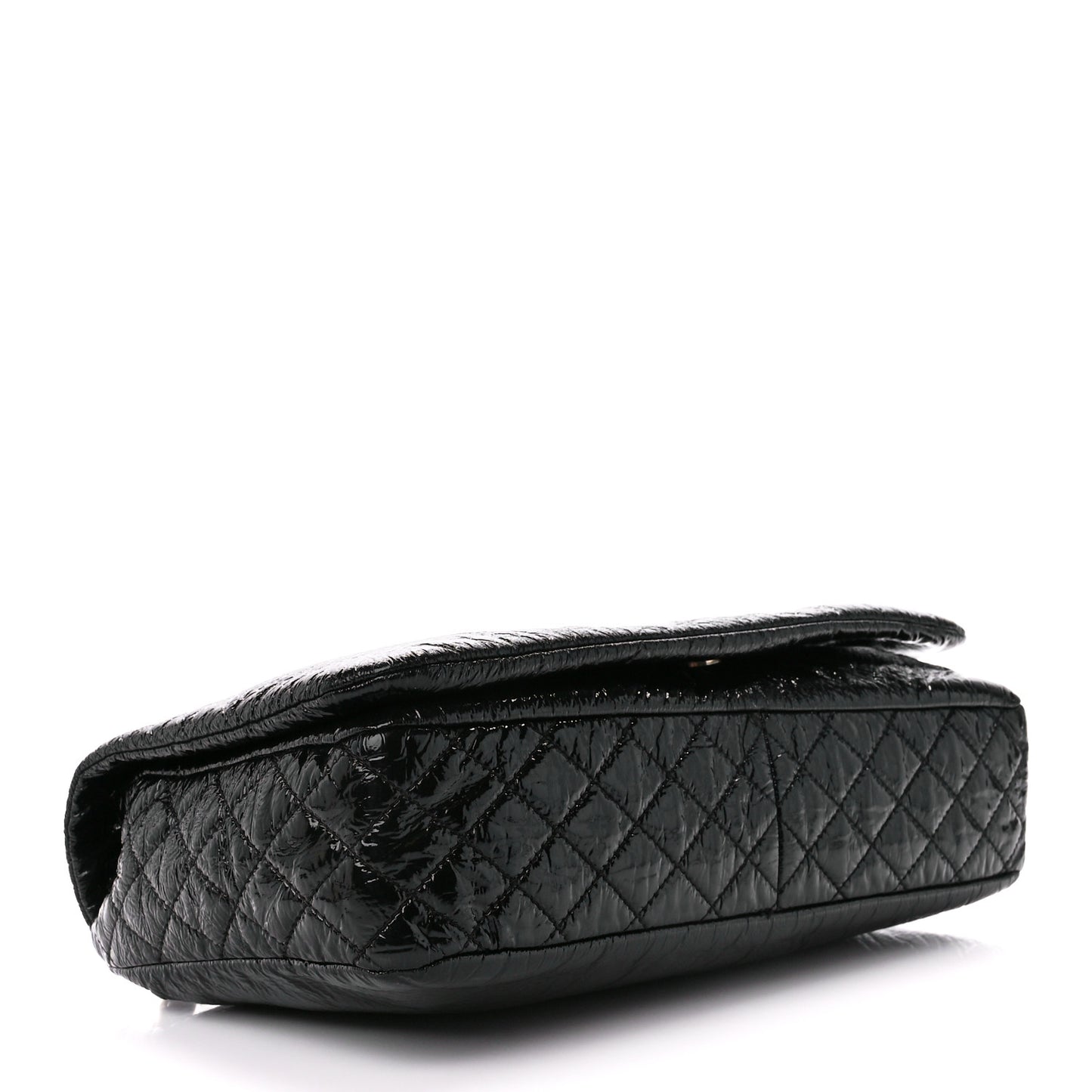 Vinyl Medium Rock and Chain Flap Black