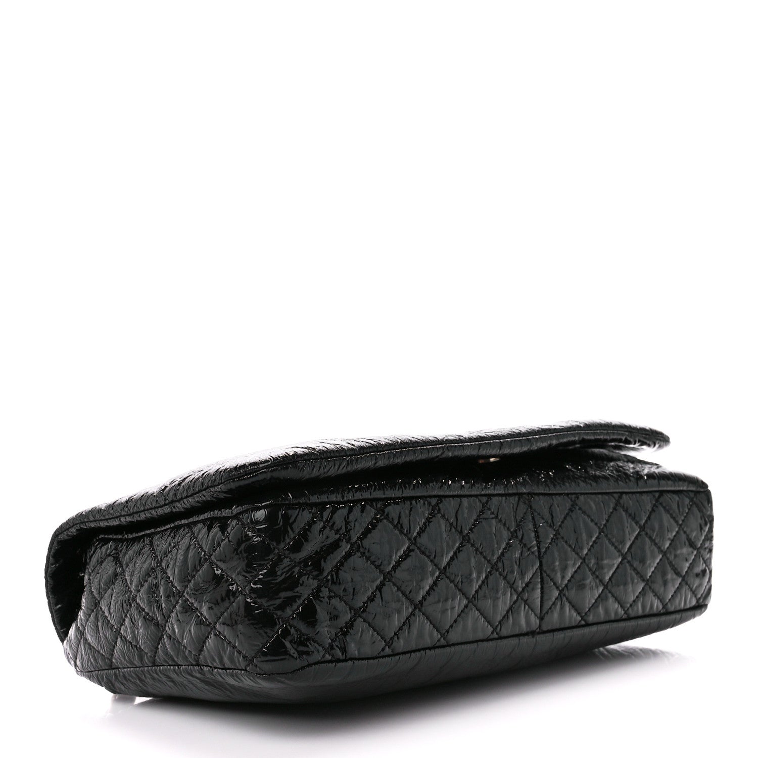 Chanel Vinyl Medium Rock and Chain Flap Black 4 of 12