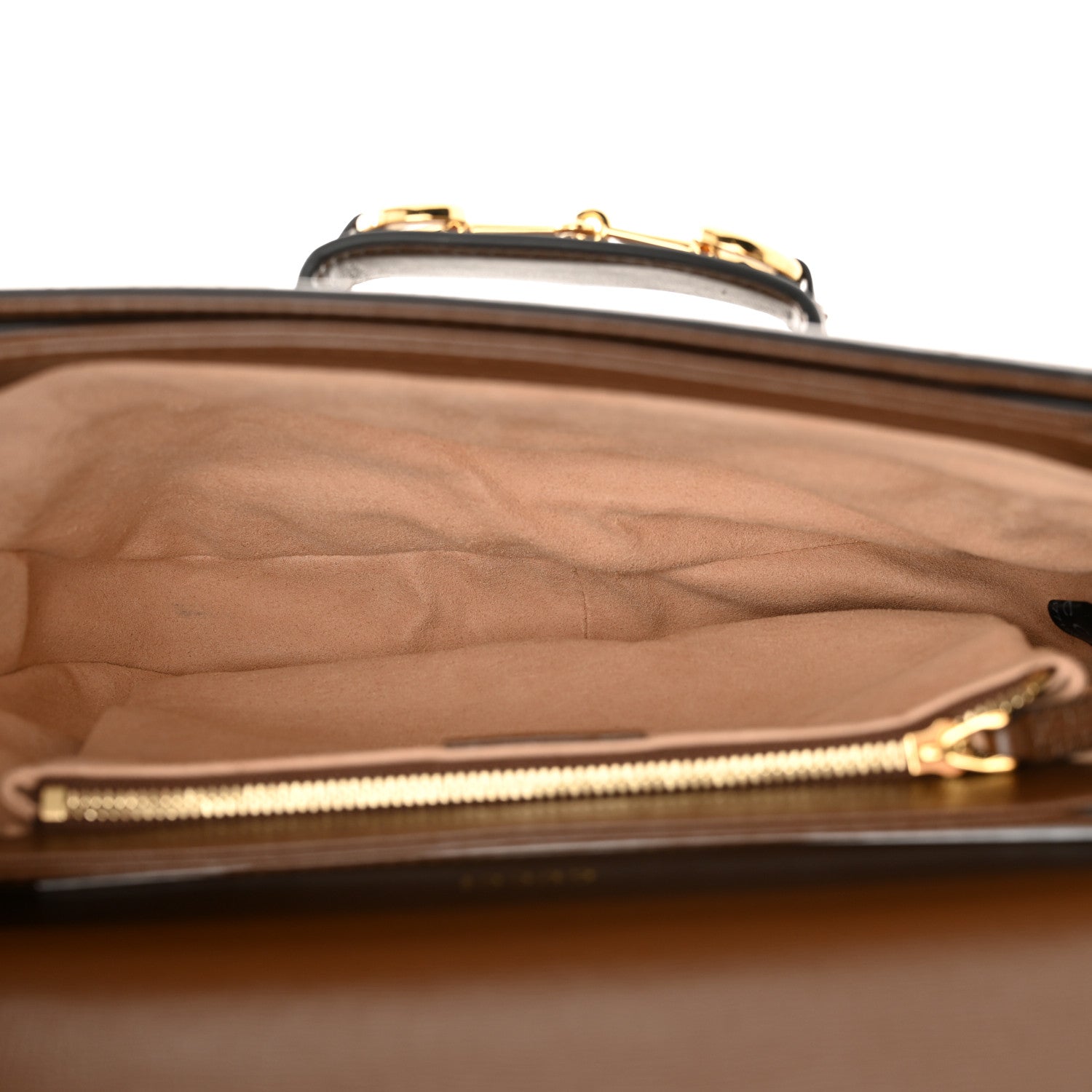 Gucci GG Supreme Monogram Horsebit 1955 Shoulder Bag Beige Brown Sugar 5 of 10