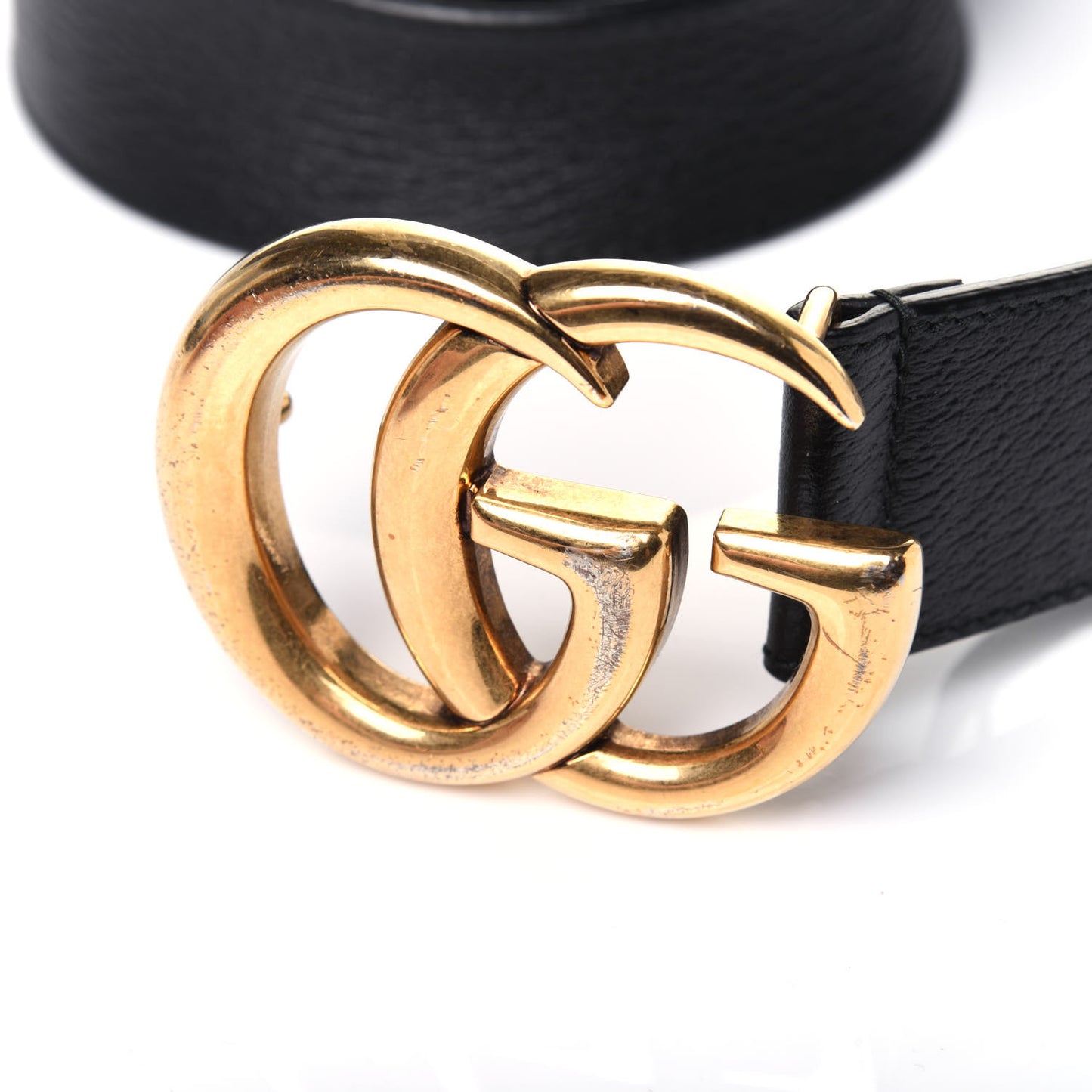 Textured Calfskin Double G 40mm Belt 105 42 Black