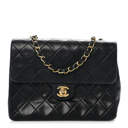 Chanel Lambskin Quilted Mini Square Flap Bag Black 1 of 11