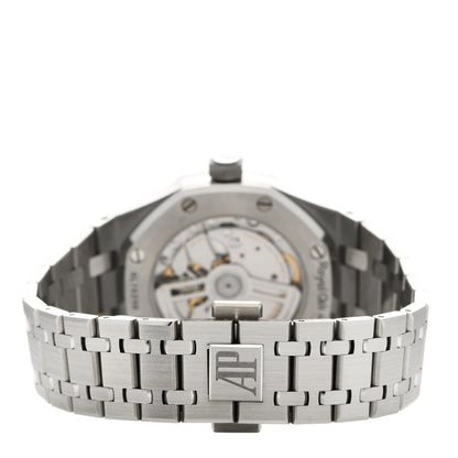 Audemars Piguet Stainless Steel Diamond 37mm Royal Oak Offshore 50th Anniversary Automatic Watch Blue 15551ST.ZZ.1356ST.02 3 of 5
