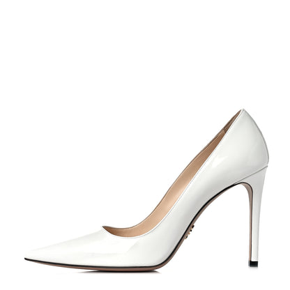 Prada Vernice Pumps 38.5 White 1 of 7