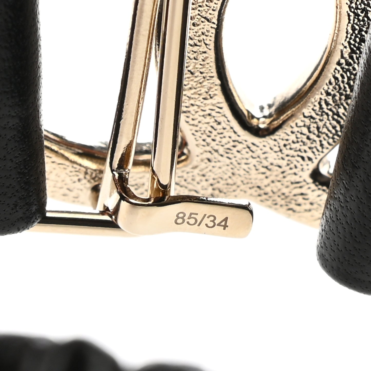 Lambskin Crystal CC Belt 85 34 Black