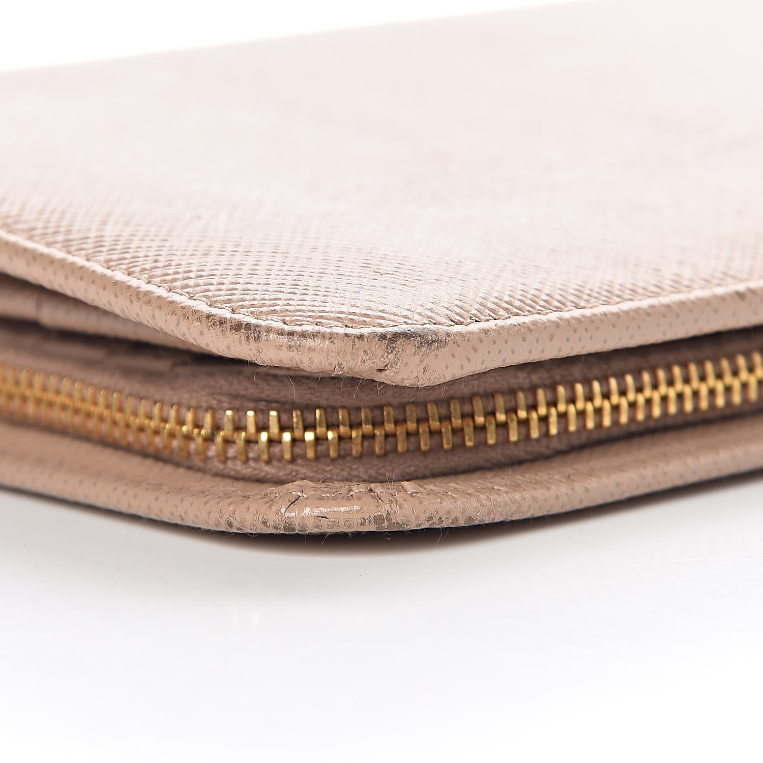 Prada Saffiano Metal Double Snap Travel Wallet Cammeo 14 of 16