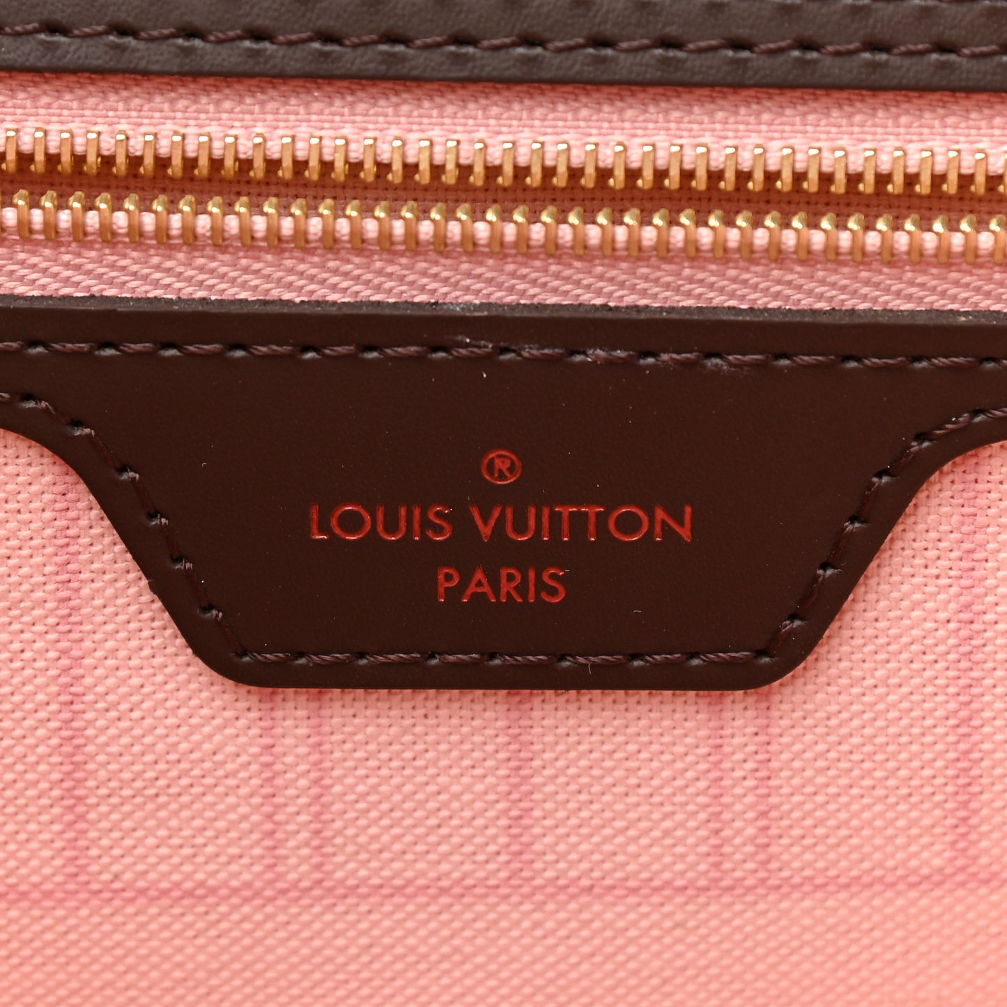 Damier Ebene Neo Neverfull MM Rose Ballerine