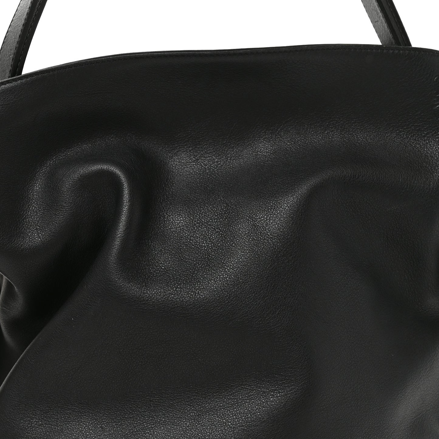 Calfskin Flamenco Knot Bag Black