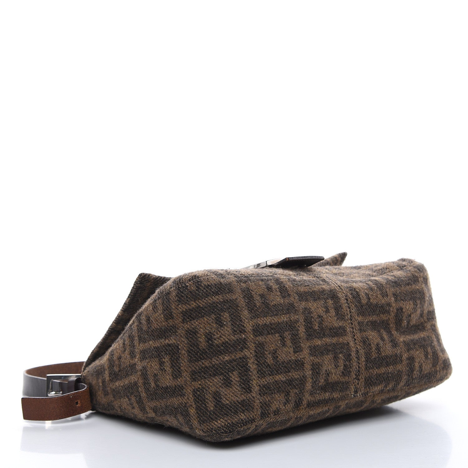 Fendi Wool Zucca Mama Baguette Tobacco 4 of 11