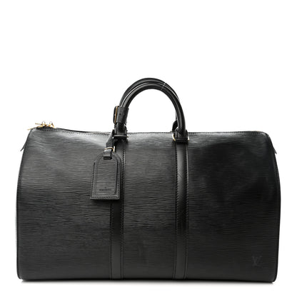 Louis Vuitton Epi Keepall 45 Black 1 of 19