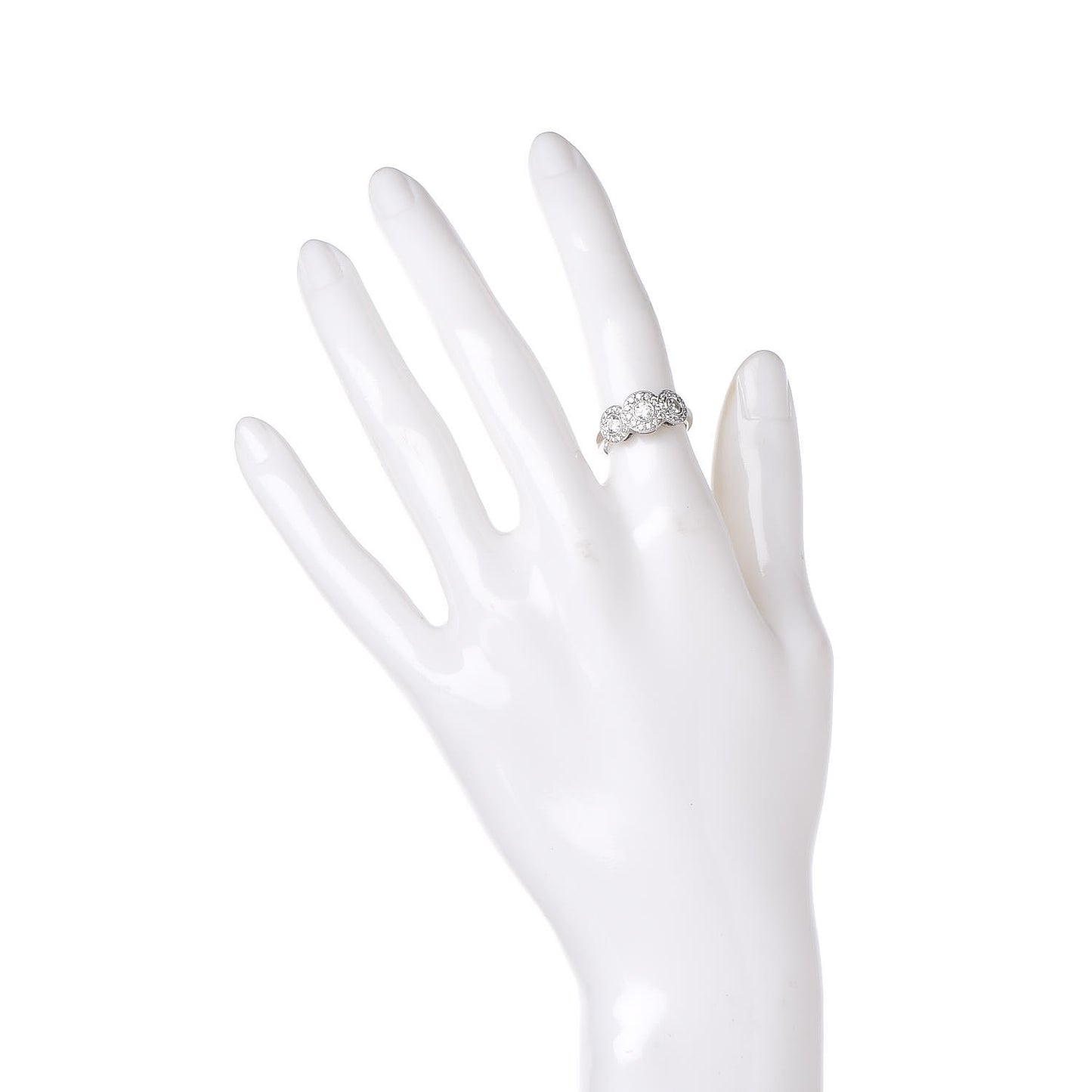 Platinum Diamond Circlet Ring 49 4.75