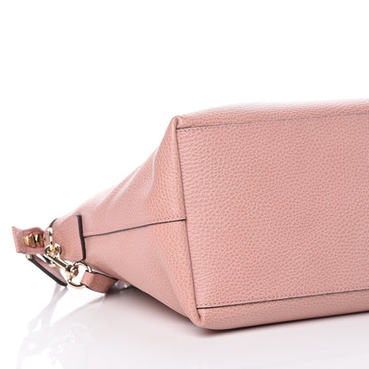 Gucci Dollar Calfskin GG Charm Dome Satchel Soft Pink 5 of 9