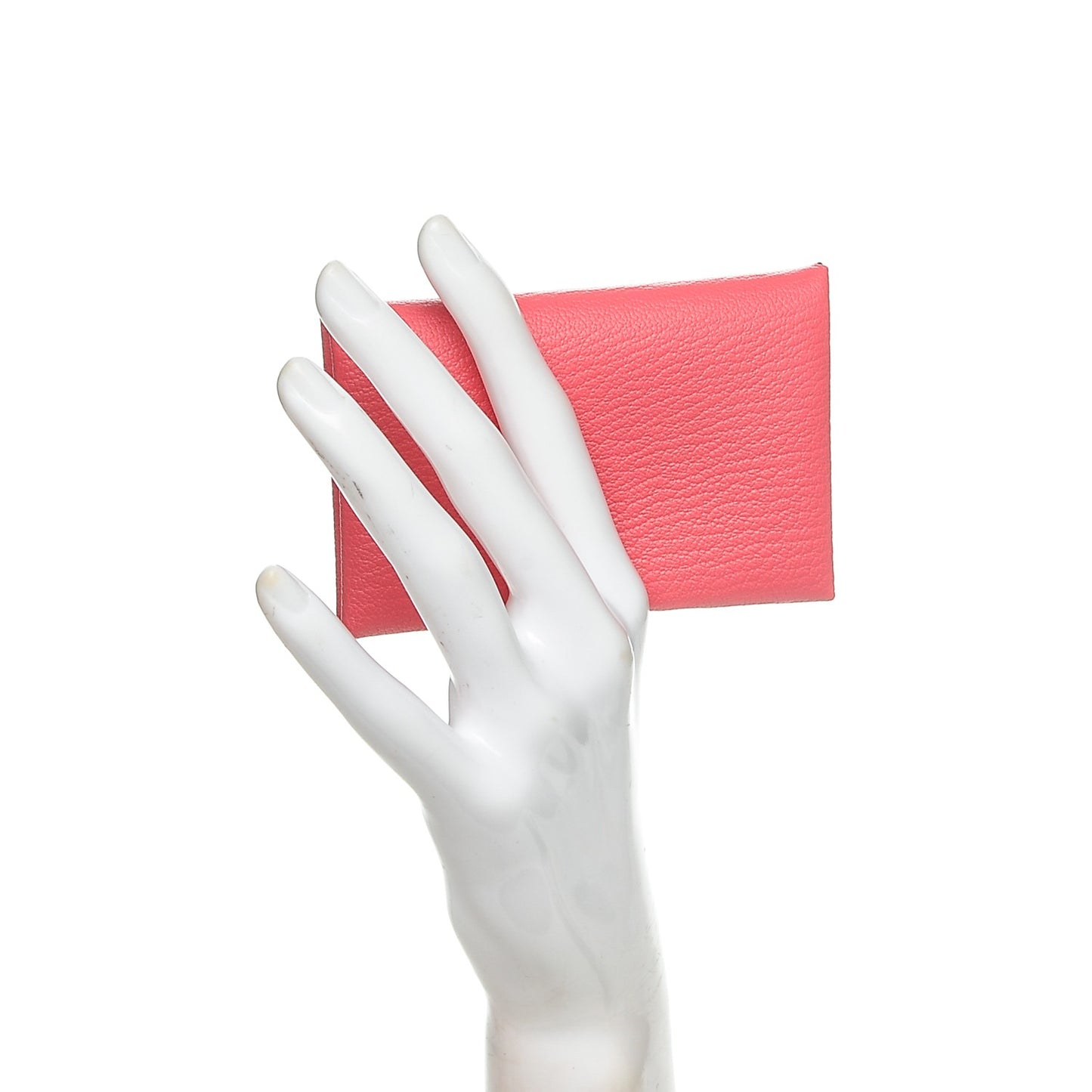 Chevre Mysore Calvi Card Case Rose Azalee