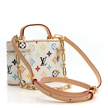 Louis Vuitton LV x TM Monogram Multicolor Vanity Chain Pouch White 3 of 10