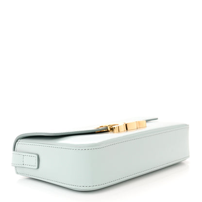 Celine Shiny Calfskin Triomphe Shoulder Bag Soft Blue 4 of 11