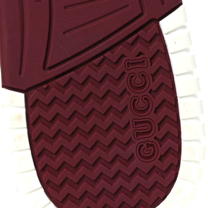 Gucci Calfskin Suede Womens Re-Web Sneakers 39.5 White Red 8 of 12