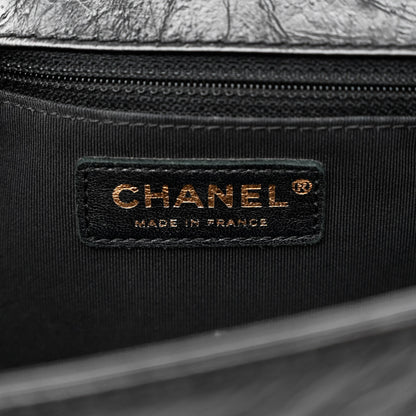 Chanel Aged Calfskin Quilted New Medium Jacket Boy Flap Black 8 of 11