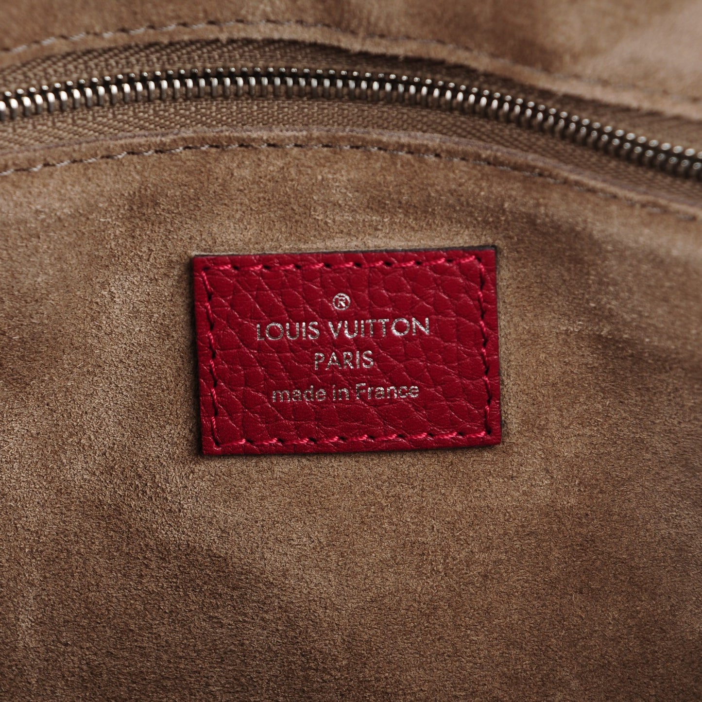 Cuir Taurillon Soft Lockit PM Griotte