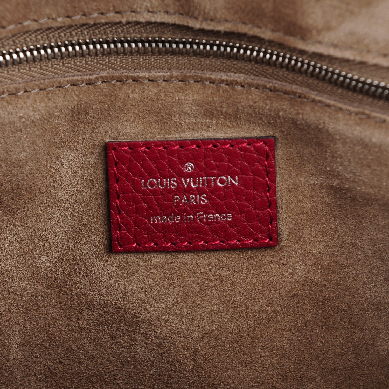 Louis Vuitton Cuir Taurillon Soft Lockit PM Griotte 6 of 7