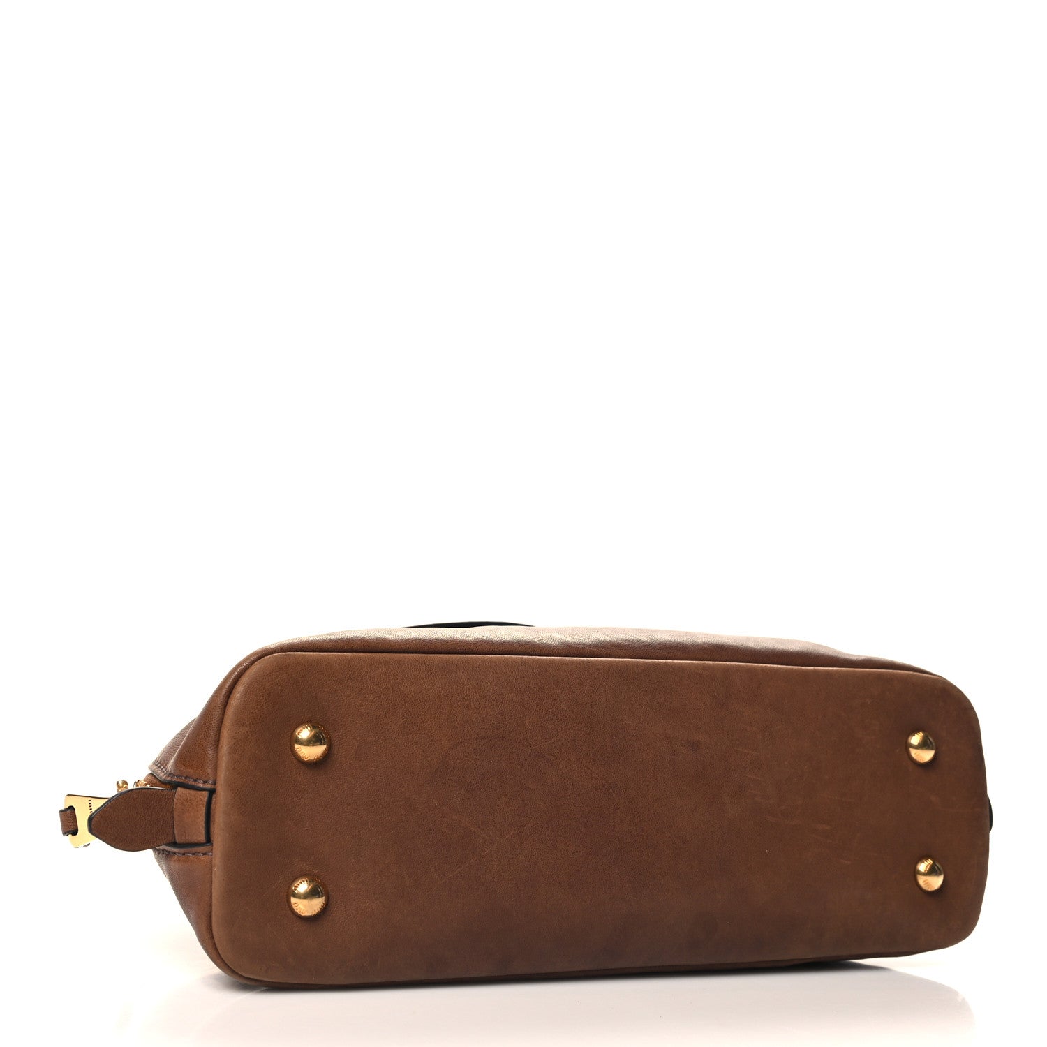Miu Miu Nappa Aviator Small Aventure Bag Rovere 4 of 11