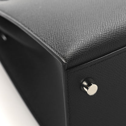 Hermes Epsom Kelly Sellier 25 Black 11 of 12