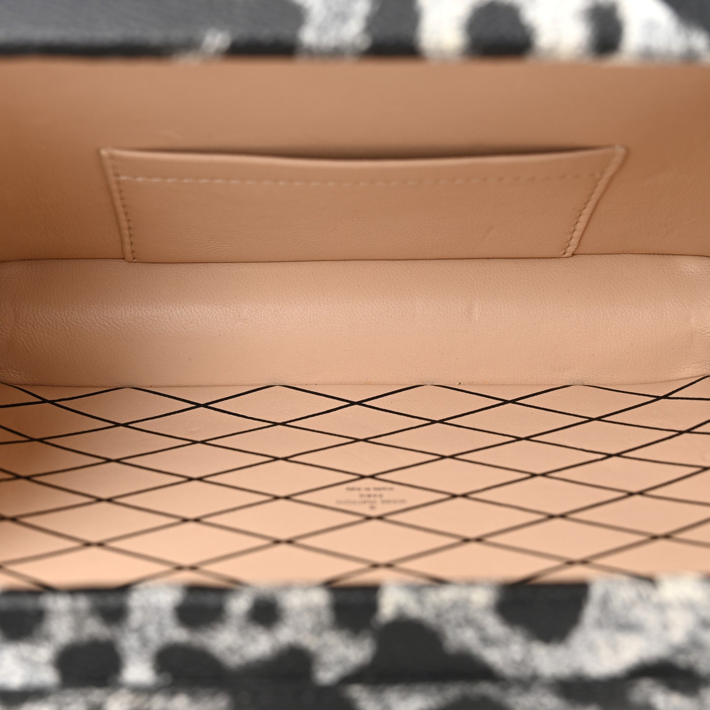 Leopard Petite Malle Black Gris