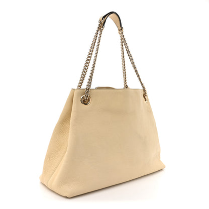 Gucci Cellarius Calfskin Medium Soho Chain Shoulder Bag Ivoire 3 of 17